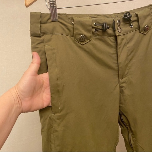 Lamar Snowboard Ski Snow Pants Army Olive Green Women’s Size Large - Picture 8 of 12